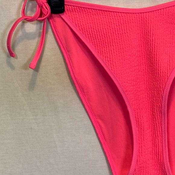 AA-27 Aerie NWOT Pink Side Tie‎ Cheekiest Bikini Bathing Suit Bottom Size XL - Picture 2 of 10